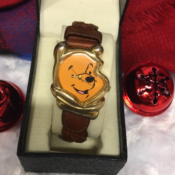 Disney Other - DISNEY Vintage Winnnie The Pooh WATCH TIMEX BROWN BEAR KID COLLECTION